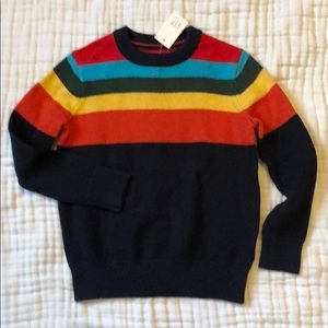 NWT 2018-19 Gap Kids Boys vibrant stripe sweater